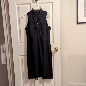 Black slip dress by Isaac Mizrahi for Target